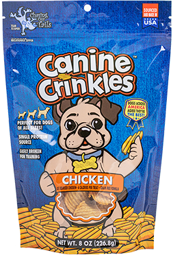 Canine Crinkle Chicken Packaging